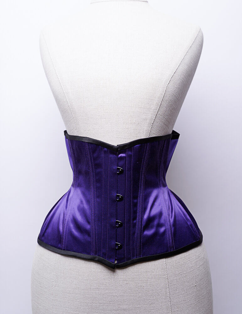 Sample - Ready to ship - Sateen coutil underbust